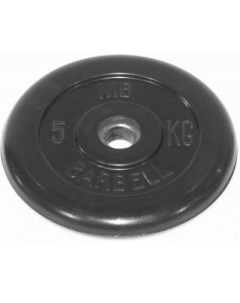 Диск обрезиненный BARBELL MB металлическая втулка 5 кг диаметр 31 мм Dfc