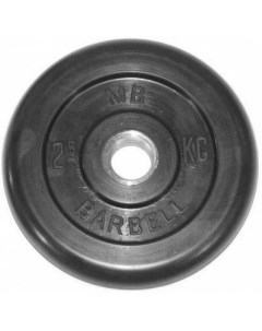 Диск обрезиненный BARBELL MB металлическая втулка 2 5 кг диаметр 51 мм Z-up