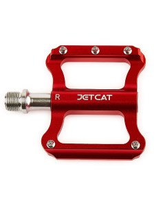 Педали велосипедные Pro 80 красные Jetcat