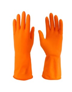 Перчатки Vetta для уборки оранжевые р XL 1 пара Grifon