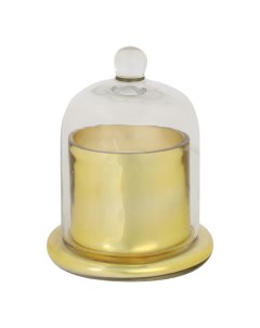 Свеча декоративная в стакане nutmeg 9 x 9 x 11 см золотистая Dekor pap
