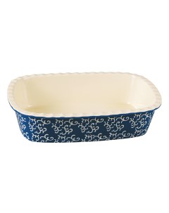 Форма для запекания синий керамическая 35 5х26х7 5 см Appetite