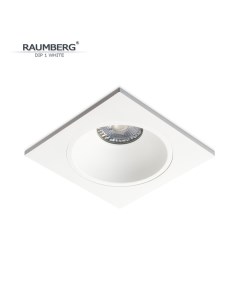 Встраиваемый неповоротный светильник DIP 1 wh белый Raumberg