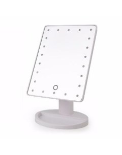 Косметическое зеркало с подсветкой Large Led Mirror Белый Nobrand