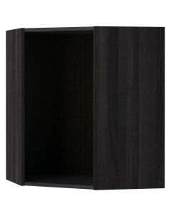Каркас навесного углового шкафа МЕТОД 803 679 38 черный 68x68x80 см Ikea