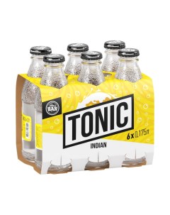 Напиток Tonic Indian газированный безалкогольный 6 шт по 175 мл Starbar
