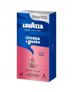 Кофе Crema E Gusto Dolce в капсулах 57 г х 10 шт Lavazza