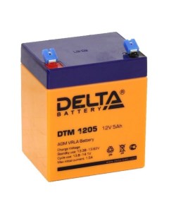 Аккумуляторная батарея 5 Ач 12 Вольт DTM 1205 Дельта