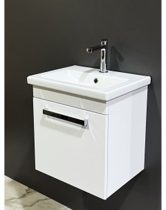 Тумба под раковину для ванной подвесная Como цвет белый SKS TCM50 01 G01 Nobrand