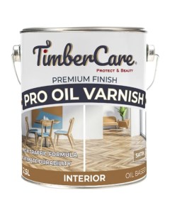 Паркетный лак Pro Oil Varnish 2 50кг полуматовый T4370 000102 Timbercare