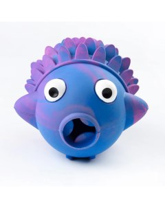 Игрушка для собак Рыба ёрш разноцветная каучук 12 см Mr.kranch