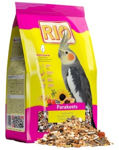 Сухой корм для средних попугаев в период линьки 500 г Rio