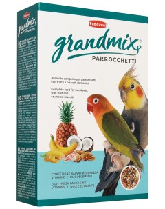 Сухой корм для средних попугаев Grandmix Parrocchetti 850 г Padovan