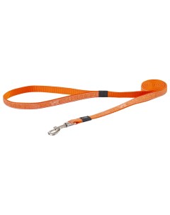 Универсальный поводок для собак нейлон металл оранжевый длина 1 8 м Rogz