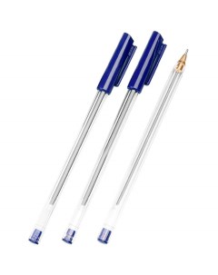 Ручка шариковая РШ 800 323185 синяя 0 7 мм 50 штук Стамм
