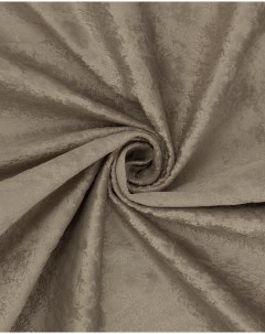 Ткань Велюр Хуго мебельная коричнево серый 100 x 140 см Крокус