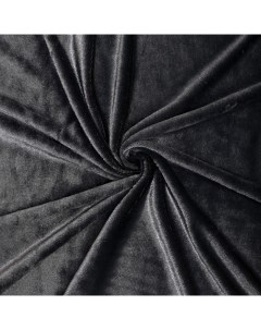 Ткань Мех на трикотажной основе 100х150 см цвет черный Страна карнавалия