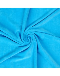 Ткань Велюр голубой 100х180см Страна карнавалия