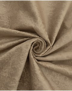 Ткань Велюр Хуго мебельная светло коричневый 100 x 140 см Крокус