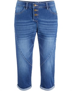 Укороченные джинсы стретч в стиле бойфренда Bonprix