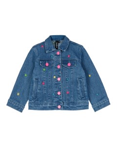 Куртка детская текстильная джинсовая для девочек Playtoday newborn-baby