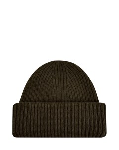 Теплая шапка из шерсти и кашемира с широким отворотом Yves salomon