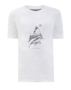 Хлопковая футболка с сезонным принтом Dream To Inspire Brunello cucinelli