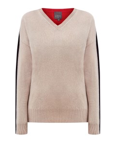 Пуловер в стиле colorblock из мягкого кашемира Lorena antoniazzi
