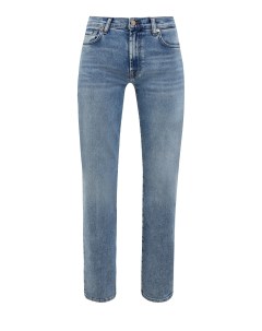 Прямые джинсы из окрашенного вручную денима Luxe Vintage 7 for all mankind