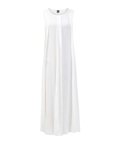 Платье из бархатистой вискозы с бисерной вышивкой ручной работы Lorena antoniazzi
