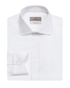 Классическая белая рубашка из тонкого хлопка Canali