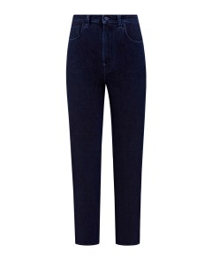 Окрашенные вручную джинсы с вышивкой на поясе Scissor scriptor