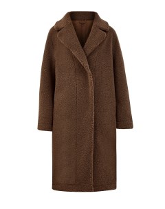 Удлиненное пальто Shannon из фактурного эко меха Hetrego