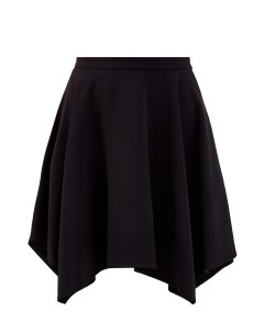 Асимметричная юбка мини с прорезными карманами Stella mccartney