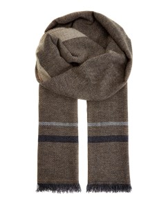 Теплый шерстяной шарф с волокнами шелка и кашемира Bertolo cashmere