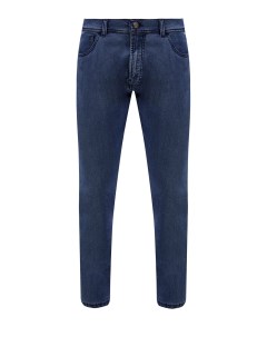 Утепленные джинсы Modern Fit с нашивкой из замши Canali