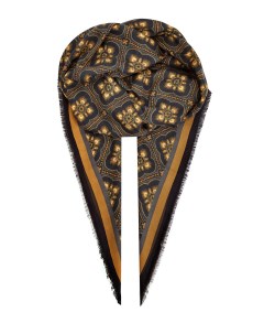 Платок из тонкого кашемира и шелка с орнаментом Etro