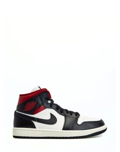 Кроссовки 1 Mid Black Sail Gym Red W Jordan