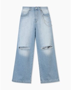 Джинсы Baggy с рваным дизайном Gloria jeans