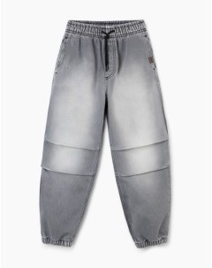 Серые джинсы Parachute на резинке для мальчика Gloria jeans