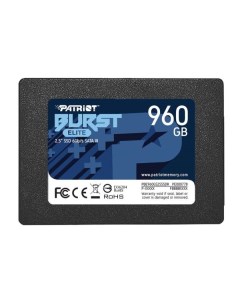 SSD накопитель Patriot Burst Elite 960GB PBE960GS25SSDR Burst Elite 960GB PBE960GS25SSDR Patriòt
