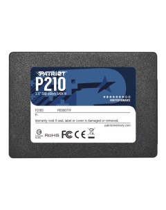 SSD накопитель Patriot 512GB P210 P210S512G25 512GB P210 P210S512G25 Patriòt