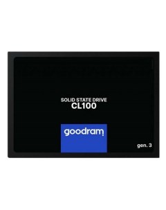 SSD накопитель Goodram 480GB CL100 gen 3 SSDPR CL100 480 G3 480GB CL100 gen 3 SSDPR CL100 480 G3