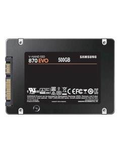 SSD накопитель Samsung 500GB 870 EVO MZ 77E500BW 500GB 870 EVO MZ 77E500BW