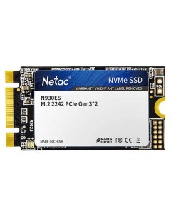 SSD накопитель Netac 1TB N930ES NT01N930ES 001T E2X 1TB N930ES NT01N930ES 001T E2X