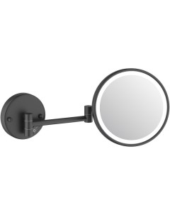 Косметическое зеркало 9346MB с подсветкой Черное матовое Schein