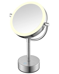 Косметическое зеркало S M221L настольное с подсветкой двухстороннее сатин Java