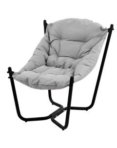 Кресло складное Capri CPR001 83x50x86 см сталь полиэстер цвет серый Без бренда
