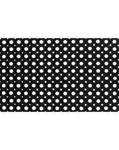 Коврик Flavio 40x60 см резина цвет чёрный Inspire