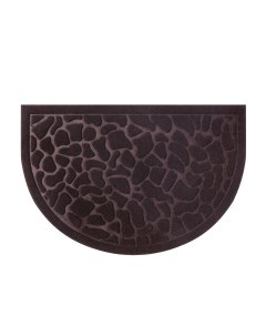Коврик HR Lenzo 40x60 см резина цвет темно коричневый Inspire